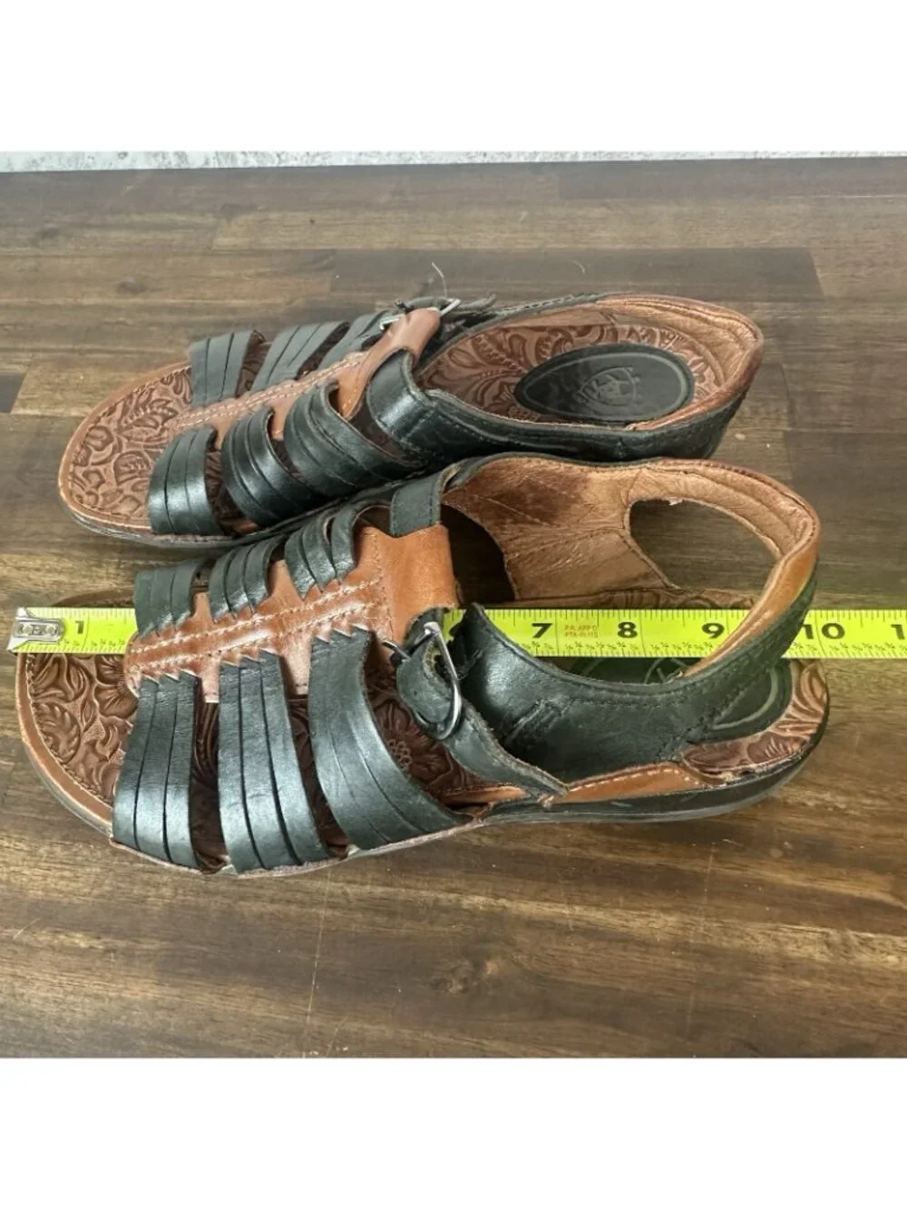 Ariat Leather Woven Convertible Open Toe Sandals Women's Size  7 ? READ 4880